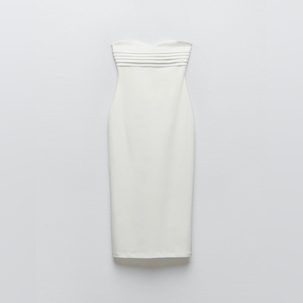 Zara Strapless Midi Dress
